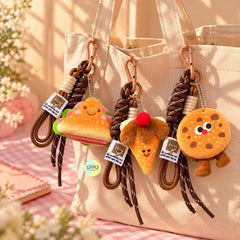 Cute Food Plush Keychain