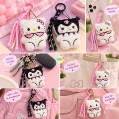 Cute Sanrio Plush Mobile Charm & Keychain