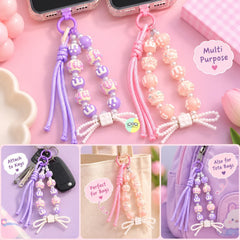 "Candy-Coated Dreams" Beaded Mobile Charm & Keychain