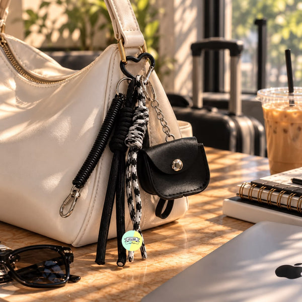 Black Espresso "Minimalist Earbud" Bag Charm
