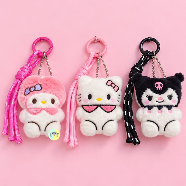 Cute Sanrio Plush Mobile Charm & Keychain