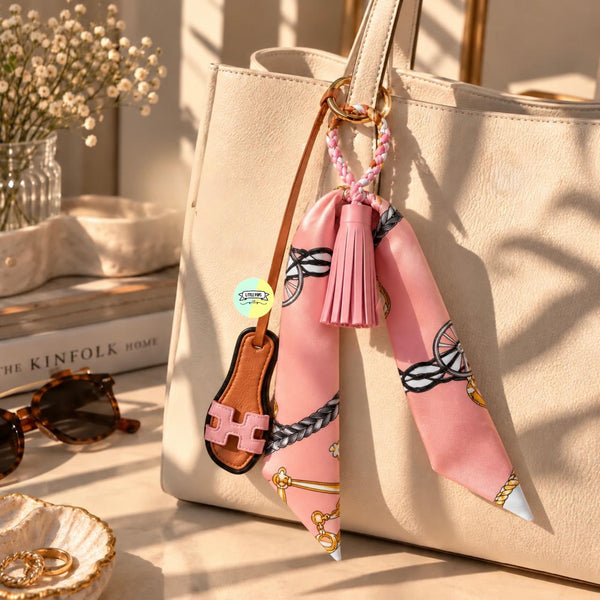 The "Pink Mornings in Capri" Bag Charm