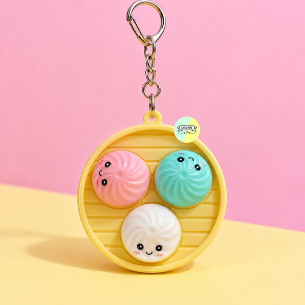 Dumpling Click Click (Light-Up) Keychain