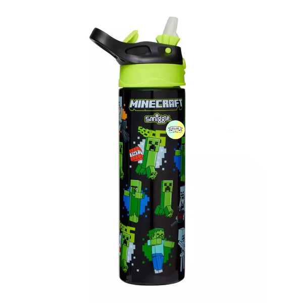 Adorable MineCraft Doodled Designed Water Bottle