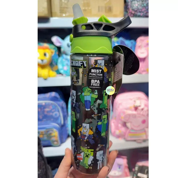 Adorable MineCraft Doodled Designed Water Bottle