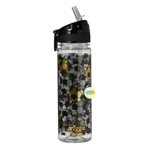 Adorable Football Doodled Designed Water Bottle