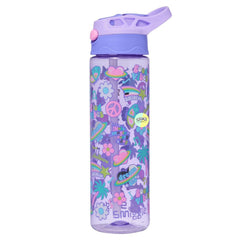 Adorable Heart Doodled Designed Water Bottle