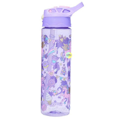 Adorable Smiggle Unicorn Doodled Designed Water Bottle
