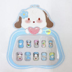 Cute Kids Character Press-On Nails Set