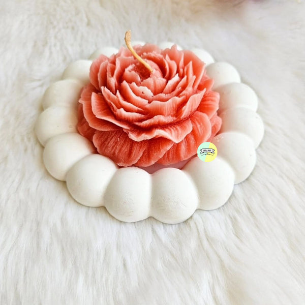 Cute Rose-Shaped Candle