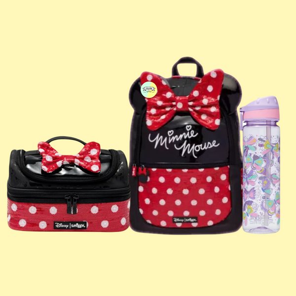 Minnie Mouse Back to School Deal - Smiggle Edition (17 inch bag)