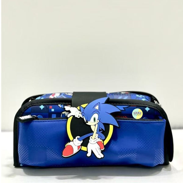 Cute Smiggle Sonic Designed Pencil Pouch