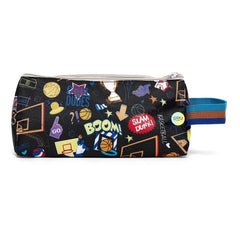 Adorable Basket Ball Themed Vest Double Zip Pencil Pouch