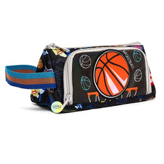 Adorable Basket Ball Themed Vest Double Zip Pencil Pouch