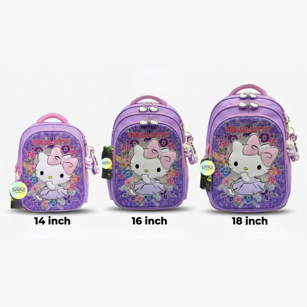 Hello Kitty Themed School Backpack (available in 3 sizes)