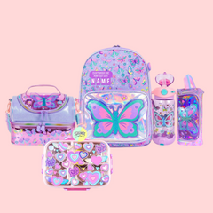 Mega Vest Butterfly Themed Back to School Bundle - (14 inch)