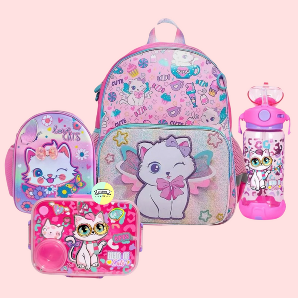 Vest Cat Themed Back to School Bundle - (14 inch)