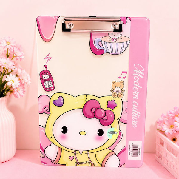 Hello Kitty Transparent Clipboard / Hard Board