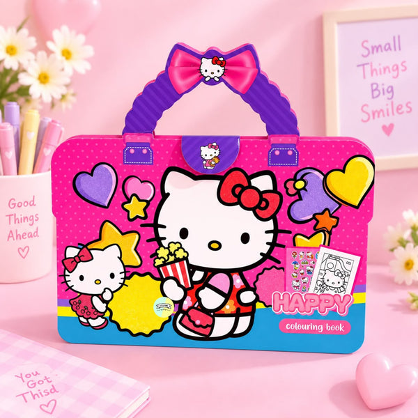 Hello Kitty Colouring Book with Stickers