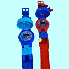 Cute Character Rotating Digital Watches