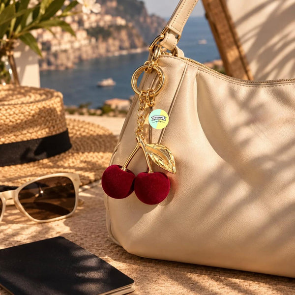 "Cherry Rouge" Bag Charm