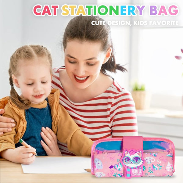 Trendy Kids Holographic Character Pouch