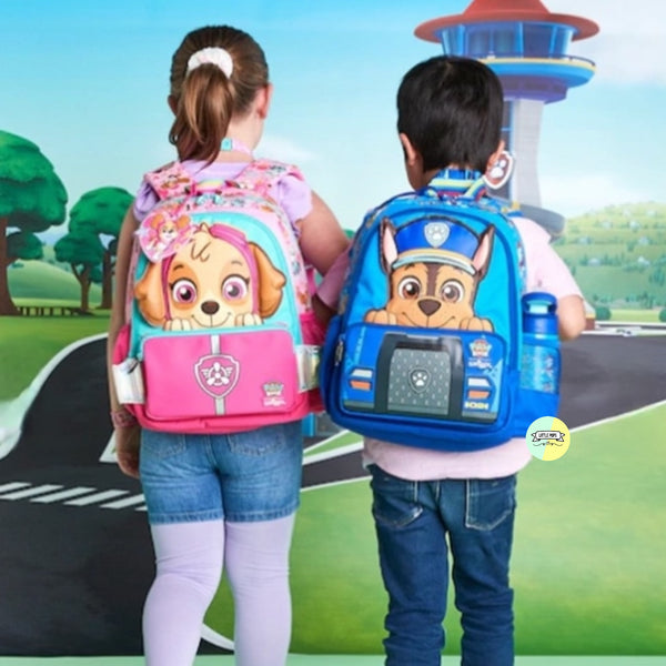 Cute Smiggle Pink Petrol Designed Bagpack (14 inches)