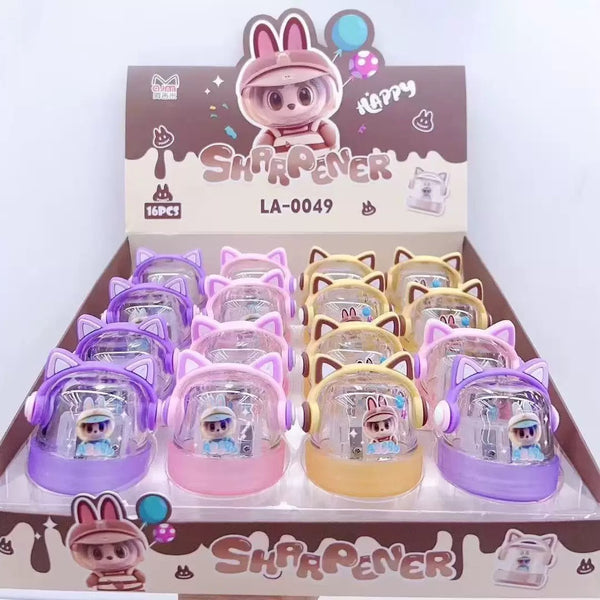 Cute Labubu Dual-Hole Pencil Sharpener