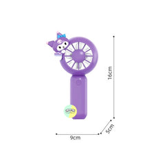 Cute Sanrio Mini Portable Chargeable Fans with Detachable Character Heads