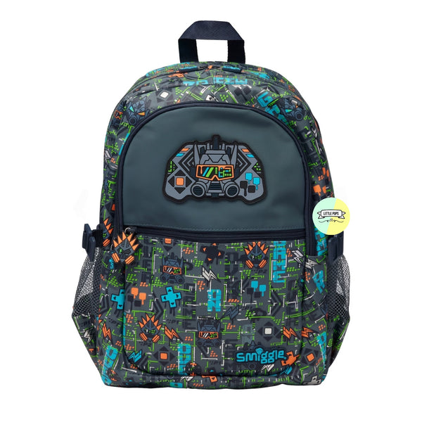 Smiggle Classic Doodled Designed Bagpack - Game Design