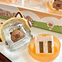 Cute Labubu Dual-Hole Pencil Sharpener