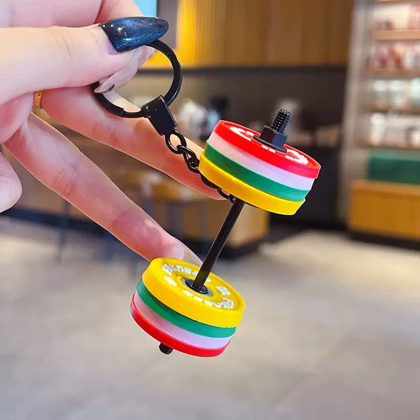 Mini Multi Dumb Bell Keychain – Trendy Accessory