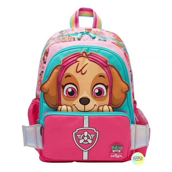 Cute Smiggle Pink Petrol Designed Bagpack (14 inches)