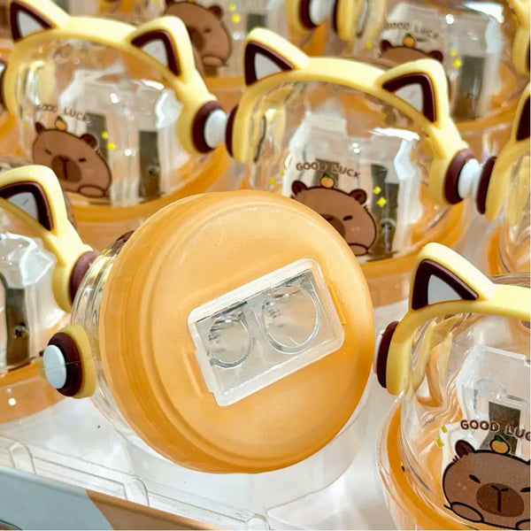 Cute Bear Dual-Hole Pencil Sharpener