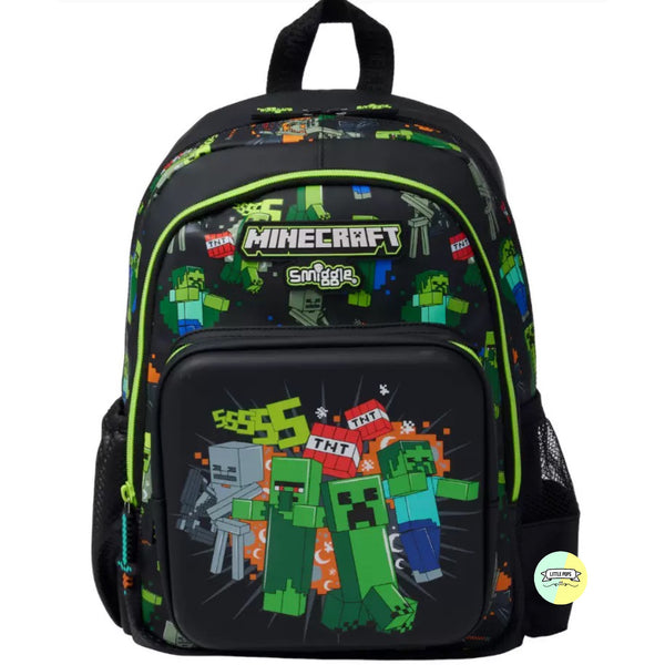 Cute Smiggle Minecraft Bagpack (14 inches)