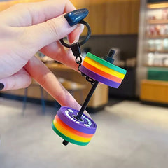 Mini Multi Dumb Bell Keychain – Trendy Accessory