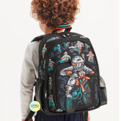 Cute Smiggle MotorBike Designed Bagpack (14 inches)