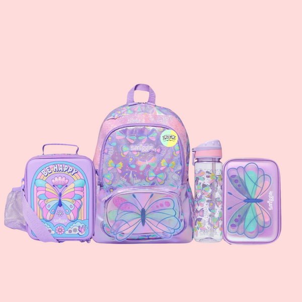 Butterfly Back to School Deal - Smiggle Edition (17 inch bag)