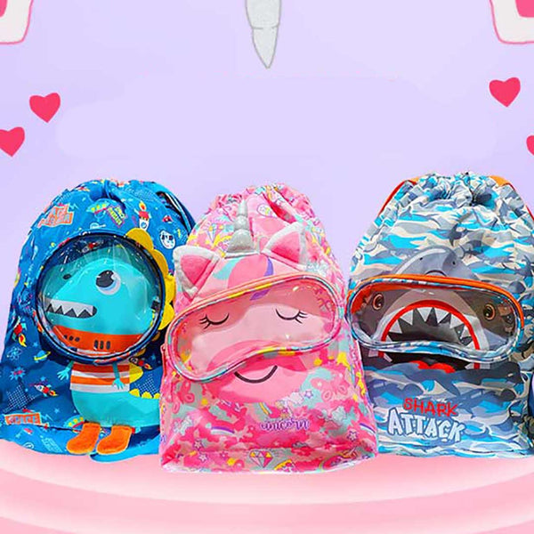 Adorable Kids Character Swimming Bags