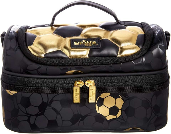Football Insulated Double Compartment Lunch Bag