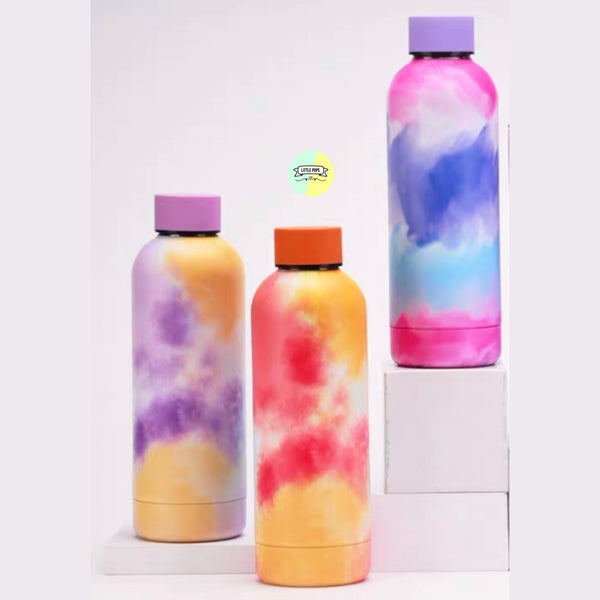 Pastel Tie Dye Water Bottle by Kate and Company