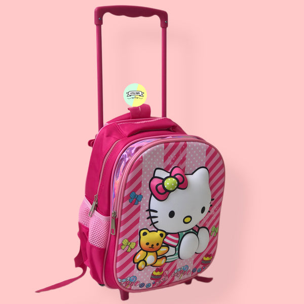 3D Character Trolley Bag pack 9