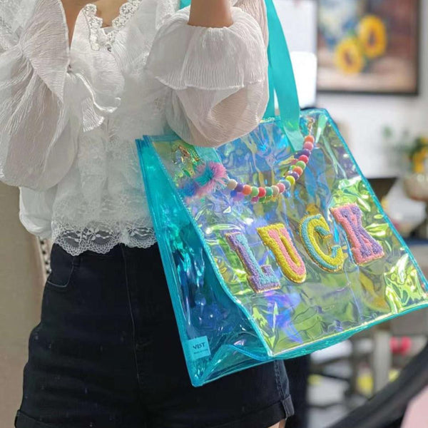 Cute Holographic Tote Bags