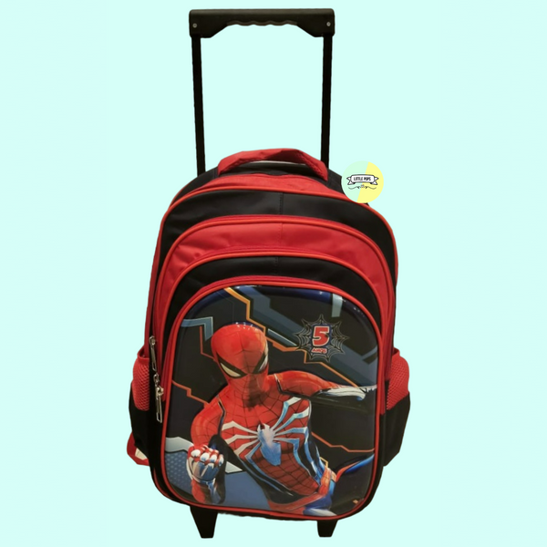 3D Spiderman Trolley Bag pack
