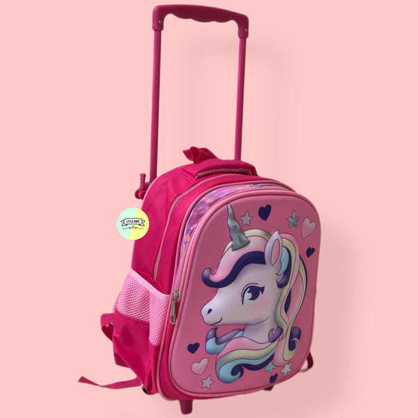 3D Character Trolley Bag pack 7