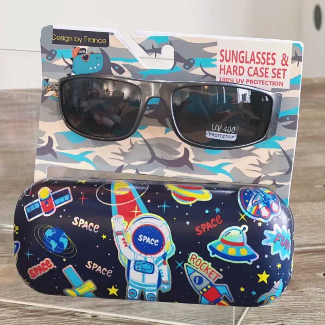 1pc Children's Personality Cool Sunglasses For Boys And Girls, Trendy  Summer Shades With Sun Glasses Case