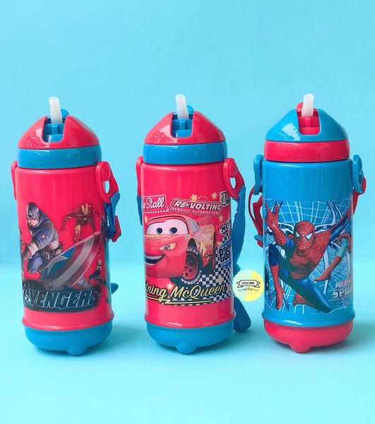Character Thermos Water bottle with strap