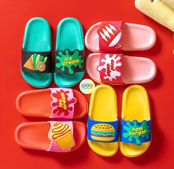 Cute Comfy PVC Fast-Food Slippers