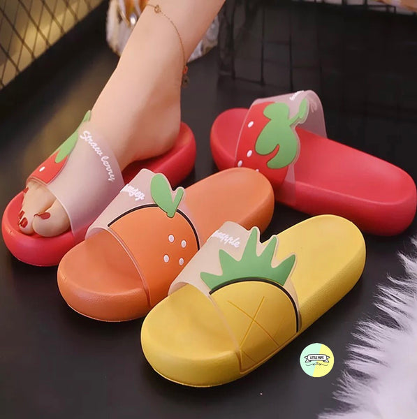 Cute Comfy PVC Fruity Slippers