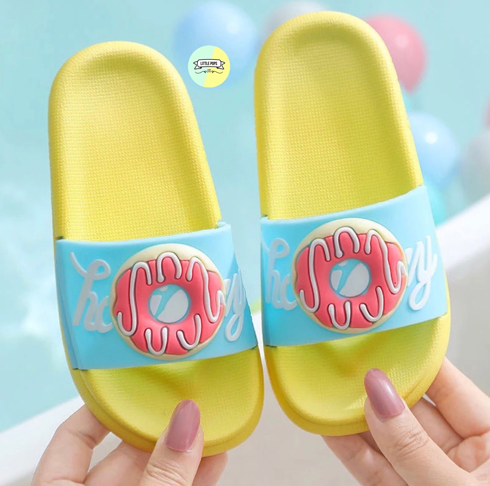 Donut slippers sale